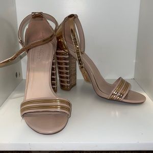 Charlotte Russe Rose Gold Heels
